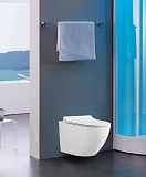 Комплект: Инсталляция Aquatek Standart 51  INS-0000001 и Унитаз подвесной Grossman GR-4455S безободковый с тонкой крышкой  GR-4455S 