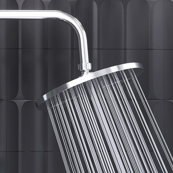 977780000 Jupiter душевая система с душевым смесителем-полкой, хром