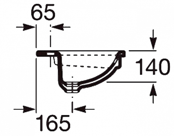 Раковина Roca Rodeo 52х41 327866000