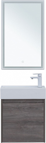 Мебель для ванной Aquanet Nova Lite 50 дуб рошелье (с дверецей) 00302529