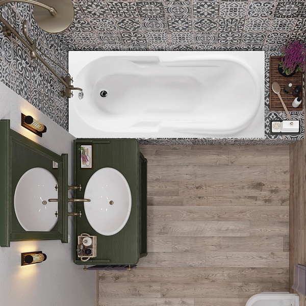 Акриловая ванна Vagnerplast Corvet 170х80 VPBA178COR2X-04
