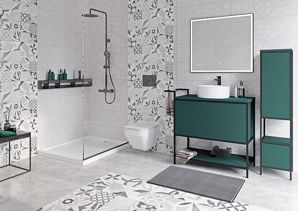 Душевая система BRASKO BLACK с термостатом Cersanit 63112