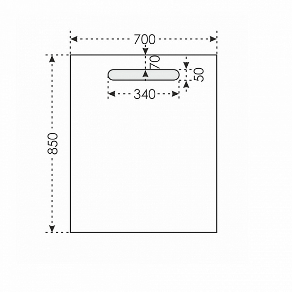 Зеркало Лондон 70 с LED-подсветкой Санта 900519