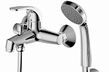 Смеситель для ванны с коротким изливом с аксессуарами Bravat Fit F6135188CP-B-RUS