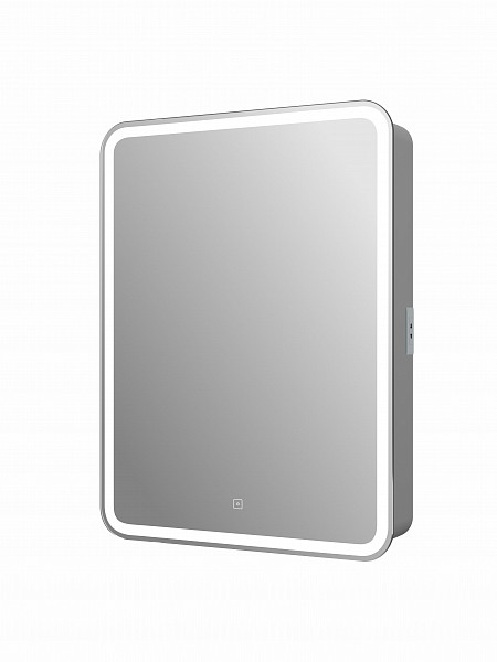 Зеркало-шкаф Континент "Elliott LED" 600х800 левый с розеткой