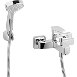 Смеситель для ванны с коротким изливом с аксессуарами Bravat Riffle F672106C-B