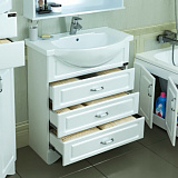 Тумба под раковину Верона 75 напольная с цоколем Санта 700192