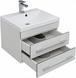 Тумба под раковину Aquanet Верона 58 New белый матовый 00272423