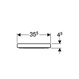 Сиденье для унитаза Geberit iCon с микролифтом, быстросъемное 500.670.01.1