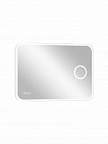 Зеркало Континент "Bliss Led" 1000х700 с увеличительным зеркалом, часами