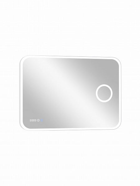 Зеркало Континент "Bliss Led" 1000х700 с увеличительным зеркалом, часами