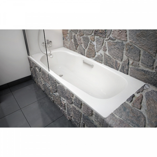 Стальная ванна BLB Atlantica HG 180x80 B80J с отверстиями под ручки