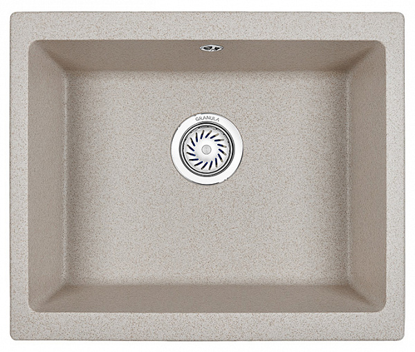 Мойка кухонная Granula квадратная кварц 5551, ПИРИТ
