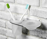 Держатель стакана и мыльницы Wasserkraft Kammel K-8326