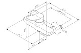 F85A20000 X-Joy, смеситель для душа, хром, шт