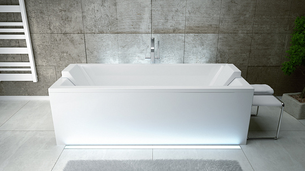 Акриловая ванна Besco Quadro 165x70 WAQ-165-PK