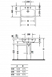 Раковина Duravit DuraStyle 2319600000