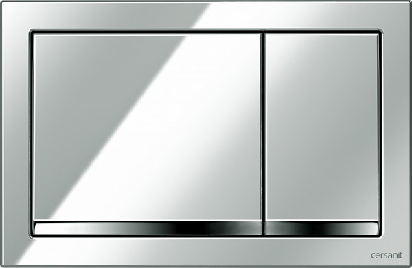 Клавиша ENTER для инсталляций Cersanit LINK PRO/VECTOR/LINK/HI-TEC пластик хром глянцевый P-BU-ENT/Cg
