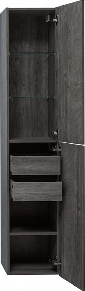 Шкаф-пенал для ванной Aquanet Nova 35 дуб рошелье 00242259