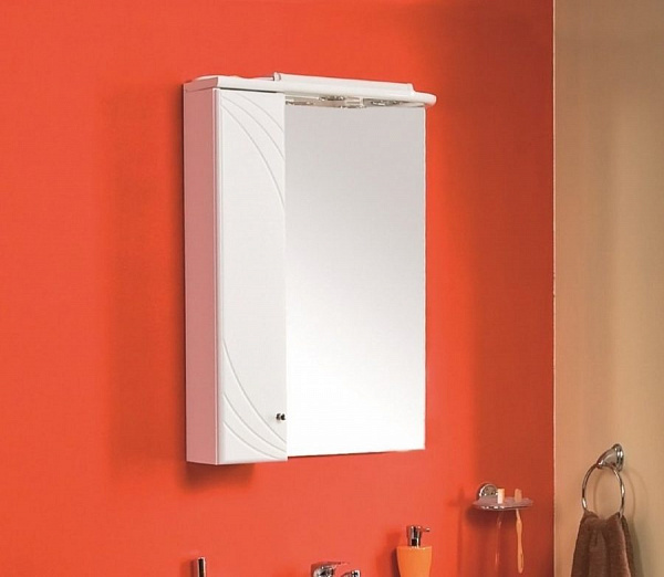 Зеркало-шкаф Акватон Пинта 59x80 1A013202PT01L левый с подсветкой