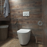 Клавиша смыва, универсальная, белая, Uniglass, 001, IDDIS, UNG01WCi77