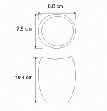 Стакан для зубных щеток Wasserkraft Werra K-8228