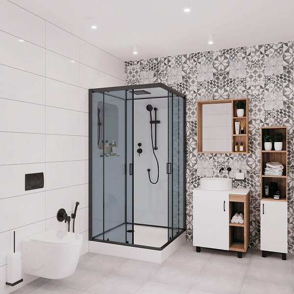 Душевая кабина Niagara Premium 100х100х210 NG- 6902-01Q BLACK