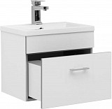 Тумба под раковину Aquanet Верона 50 белый (подвесная 1 ящик) 00207765