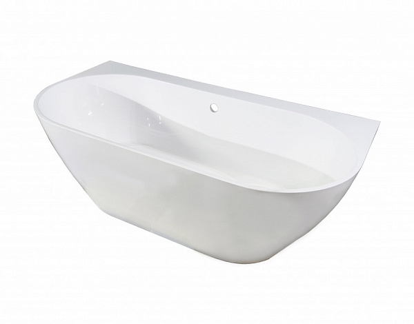 Ванна из литьевого мрамора Эстет "Майами" пристеночная 1700х855 ФР-00010630