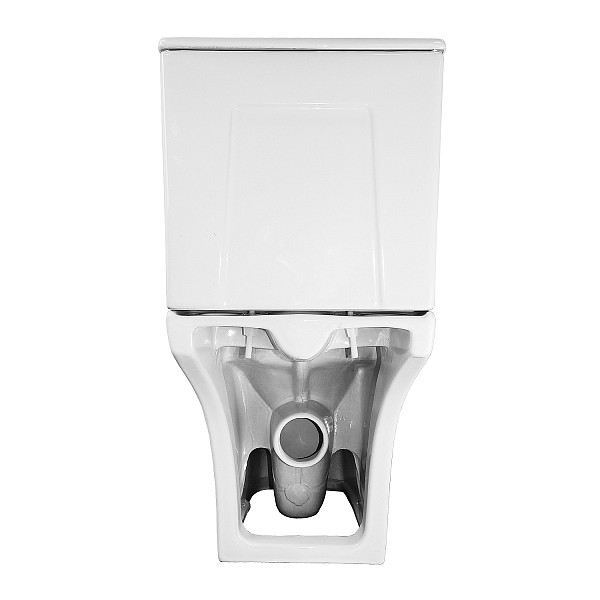 Унитаз-компакт Azario FRETTA Square N 340х650х770 напольный, безободковый, c быстросъемным сиденьем микролифт (AZ-1038A N)