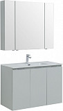 Мебель для ванной Aquanet Алвита New 100 3 дверцы, серый 00274198