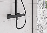 Душевая система BRASKO BLACK с термостатом Cersanit 63112