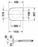 Крышка-сиденье Duravit Happy D.2 0064510000