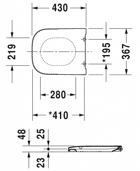 Крышка-сиденье Duravit Happy D.2 0064510000