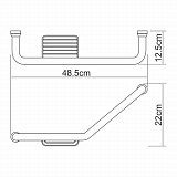 Поручень для ванны с мыльницей Wasserkraft K-1077Left