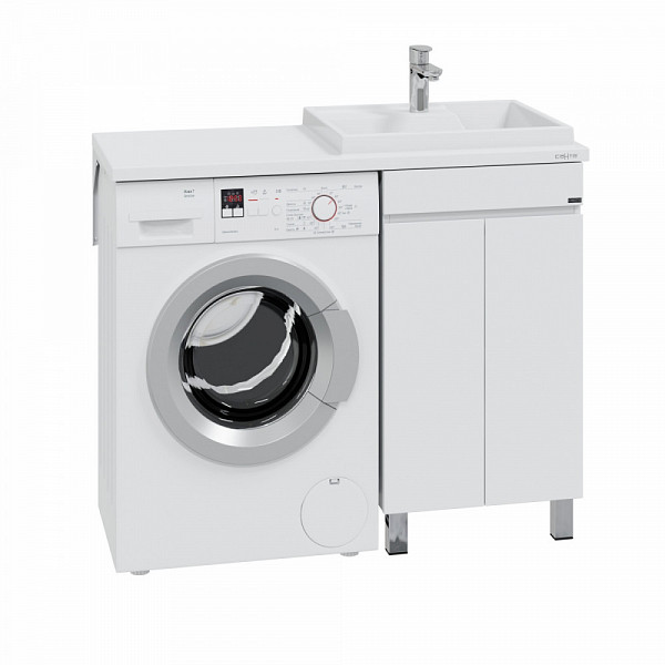 Тумба "Марс "48" двери, напольная (ум. Юпитер 1100*500 литой мрамор)