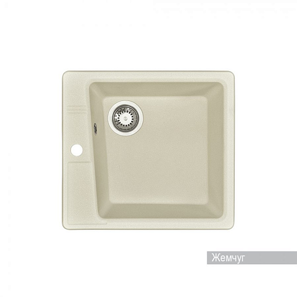 Мойка для кухни Aquaton Парма квадратная жемчуг 1A713032PM240