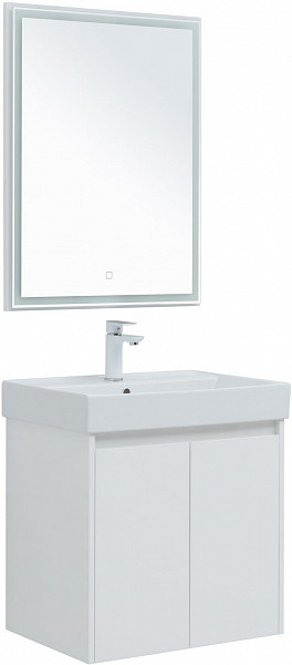 Мебель для ванной Aquanet Nova Lite 60 белый глянец (2 дверцы) 00302532