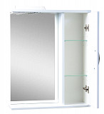 Зеркало со шкафчиком РОКАРД  70 с подсветкой Правое