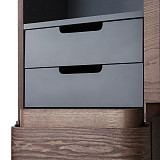 M30CHR0406NF Sensation, Шкаф-колонна, подвесной, правый, 40 см, двери, орех, текстурированная, шт