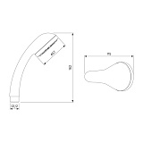 Смеситель для ванны, Sterm, Milardo, STESB02M02