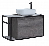 Тумба под раковину Aquanet Nova Lite Loft 90 R дуб рошелье 00261655