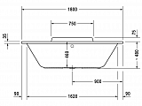 Акриловая ванна Duravit Dyrastyle 180x80 700298000000000
