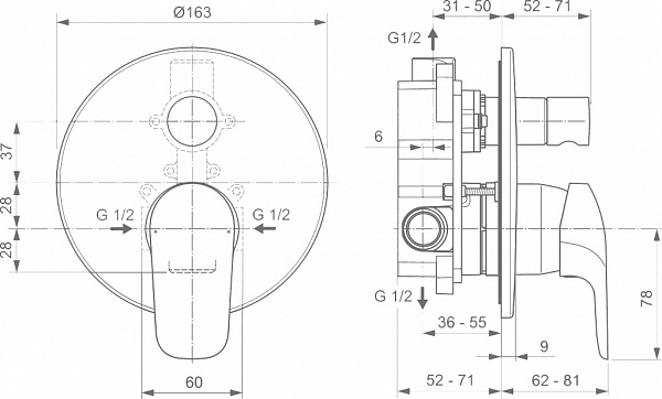 Набор Ideal Standard Ceraflex BC447AA