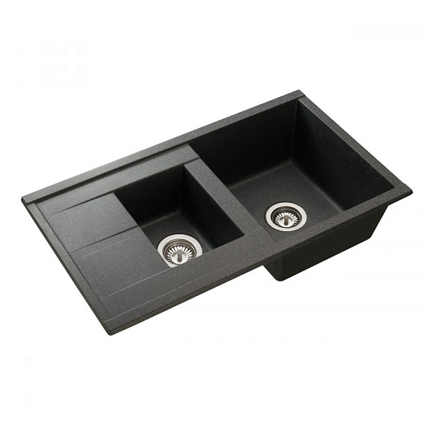 Мойка для кухни Aquaton Делия 87 графит 1A716232DE210