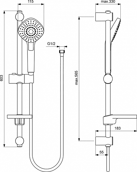 Набор Ideal Standard Esla BC264AA