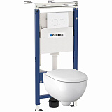 Комплект инсталляции с подвесным унитазом Geberit Renova Compact 500.122.TC.R