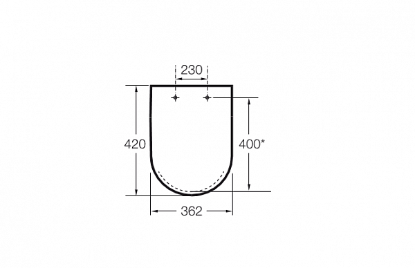 Крышка для чаши Roca Meridian Soft Close 8012AC00B (8012AC004) с микролифтом, петли хром