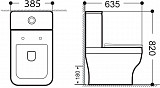 Сливной бачок Aquanet Elegant C2 LX-2914 Elegant C2 LX-2914