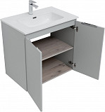 Тумба под раковину Aquanet Алвита new 70 2 дверцы, серый 00303903
